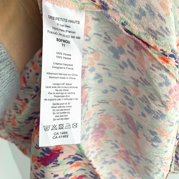 Beautiful floral top Des Petits Hauts - Picture 8 of 16